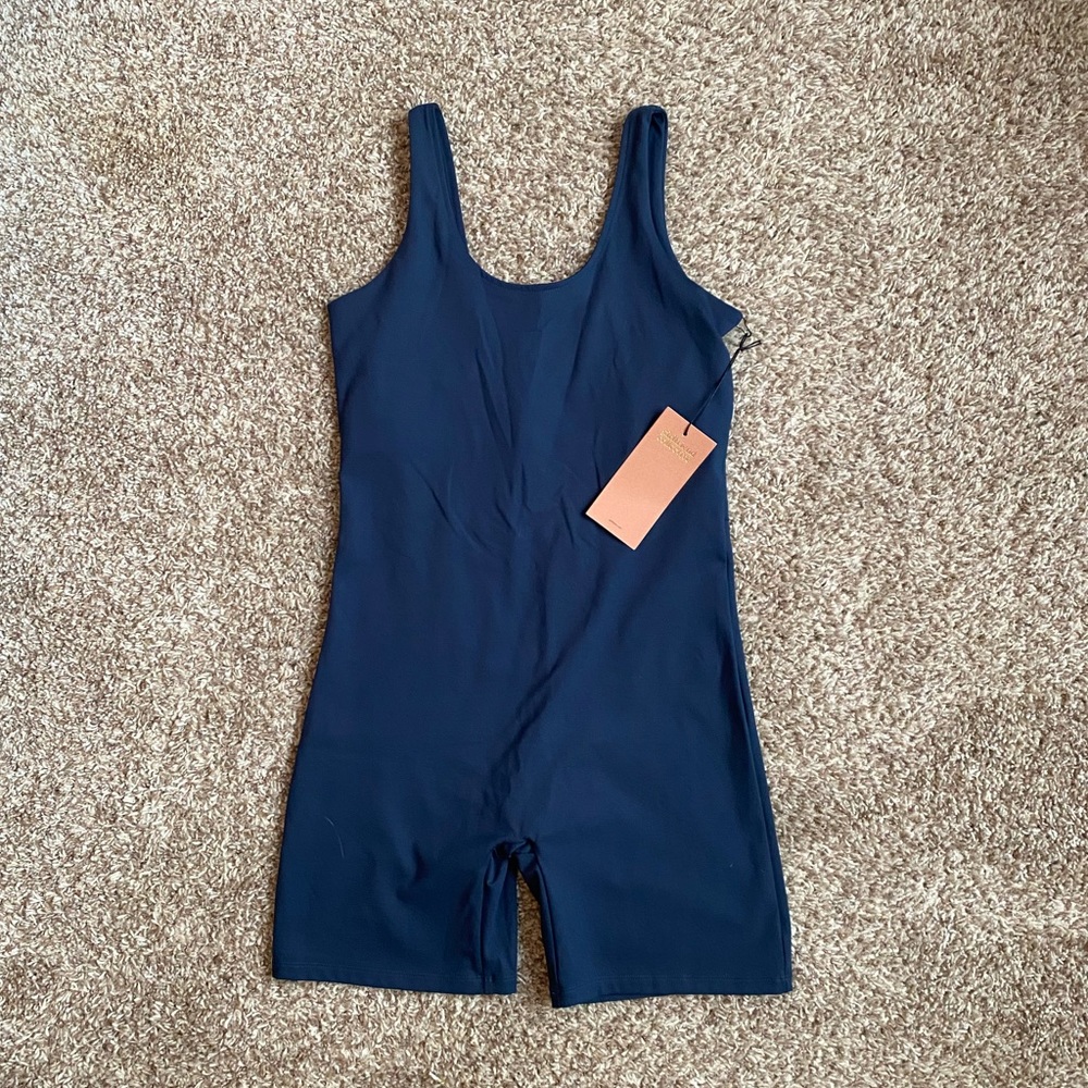 Girlfriend Collective Unitard - NAVY